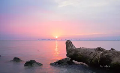 巢湖日落